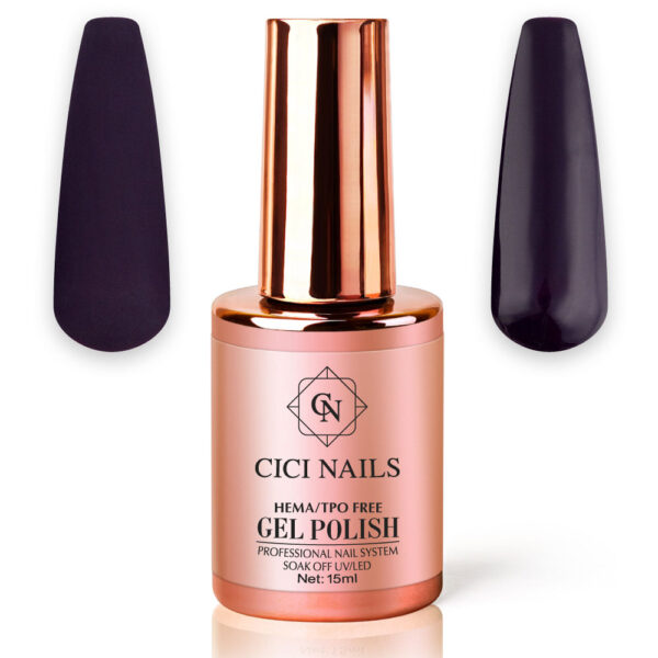 275 plum eclipse 15ml tamno ljubičasti trajni lak cici nails