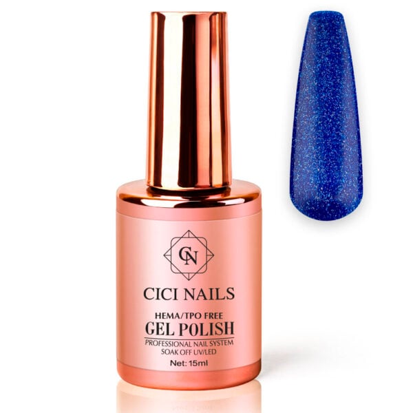 305 gingerbread 15ml – plava boja sa šljokicama cici nails materijal za nokte