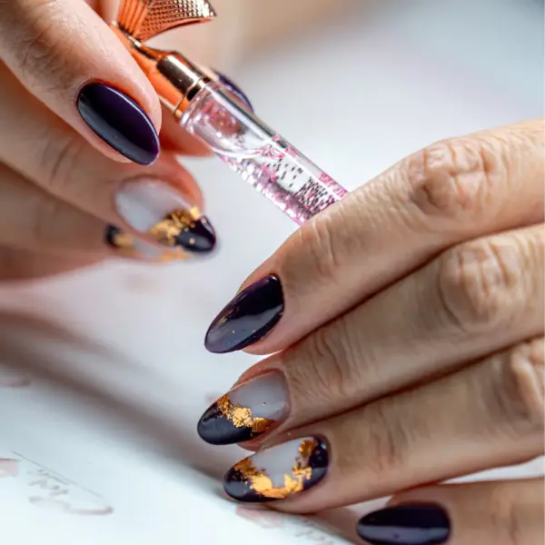275 plum eclipse nail art cici nails