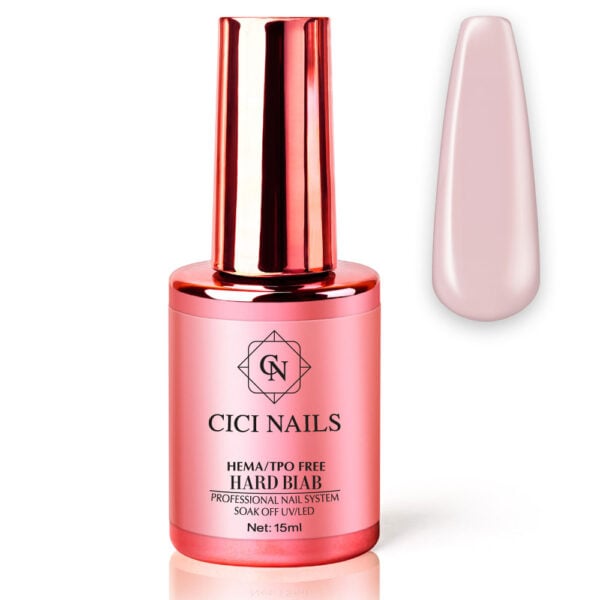 hard biab rose boomer 15ml gradivni gel lak u roza nijansi cici nails
