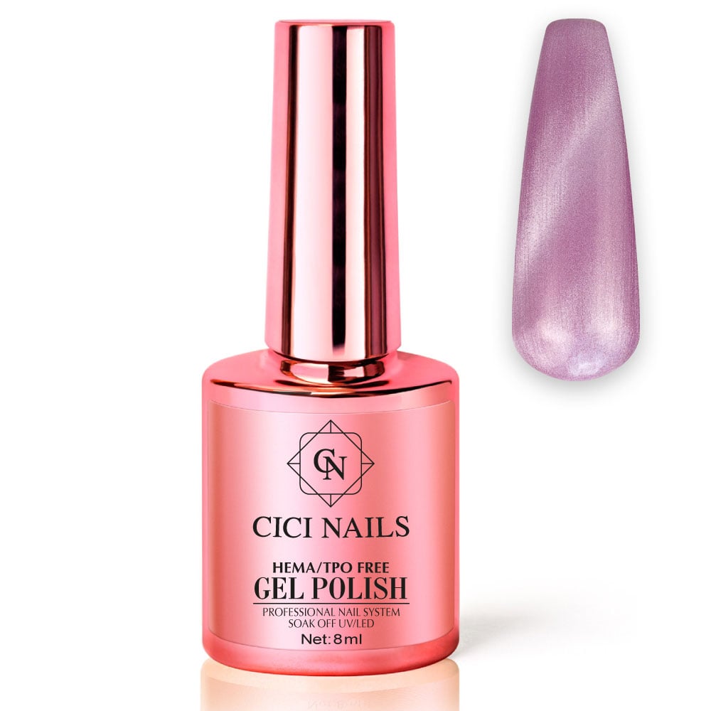 339 sia 8ml – nježna lila cat eye trajni lak za nokte cici nails