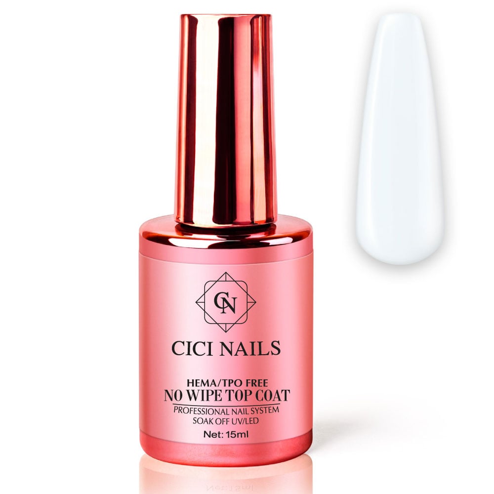 white top no wipe top coat završni sjaj za nokte cici nails