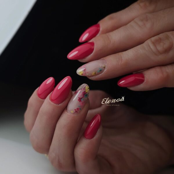 174 raspberry 8ml malina crvena nijansa visokog sjaja gel polish