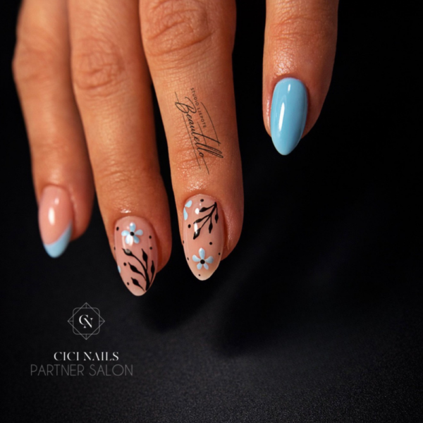 61 rikard – trajni lak u pastelno plavoj nijansi gel polish