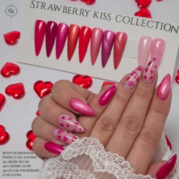 gelirani nokti s cici nails materijlima beton bazam gel gel polish završni sjaj