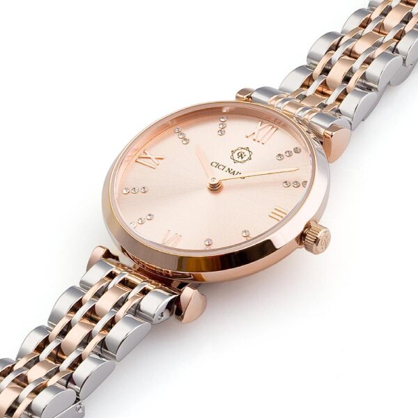 blush royale ženski sat u luksuznoj rose gold i silver izvedbi