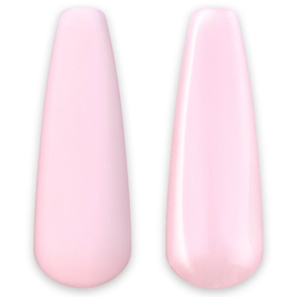 Cici nails build base blush sparkle nail