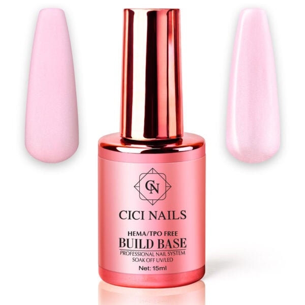 Cici nails build base strawberry glow 15ml