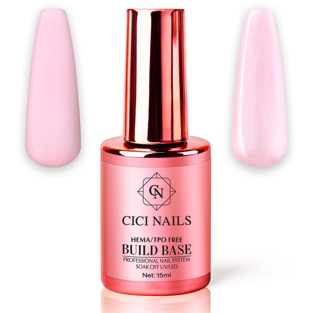 Cici nails build base strawberry glow 15ml