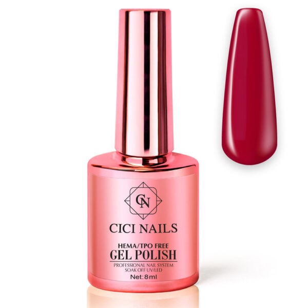 171 candy cane 8ml intenzivna crvena nijansa visokog sjaja gel polish