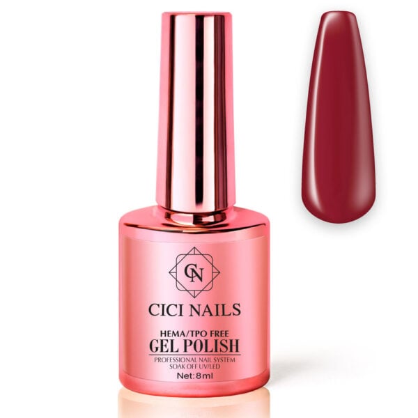 chili 8ml vatrena crvena nijansa trajnog laka