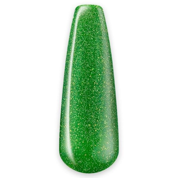 301 christmas tree 8ml – trajni lak u smaragdno zelenoj s glitterom