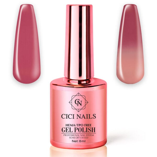 182 thermo nude 8 ml – trajni lak s termo efektom u nude nijansi cici nails