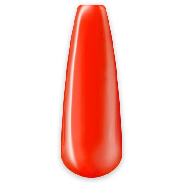 hot girl 8ml – neonski koraljno crveni trajni lak sa sunset glow