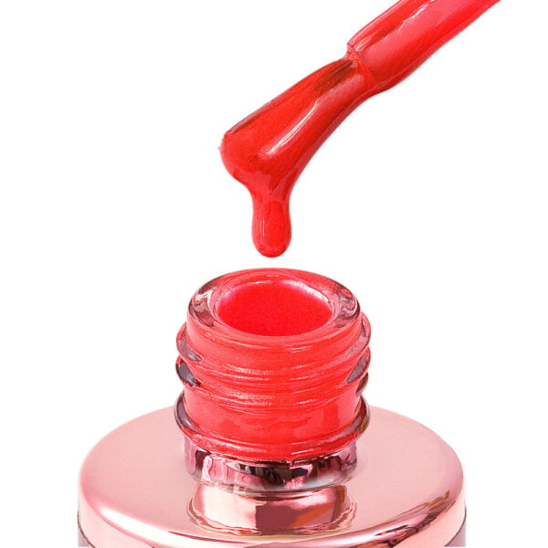 cici nails 213 coral glow 8ml – trajni lak u jarko crvenoj nijansi