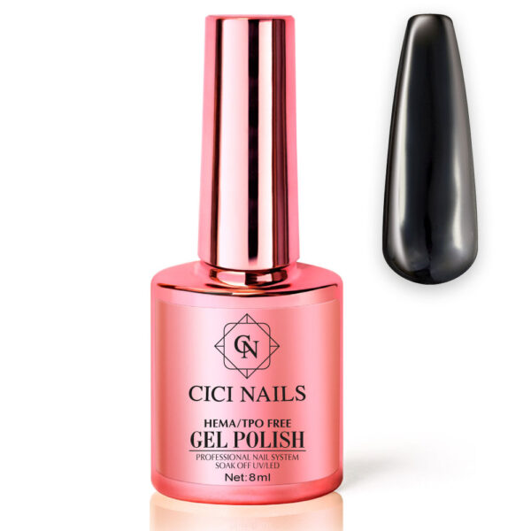 242 black 8ml – trajni lak u klasičnoj crnoj nijansi cici nails