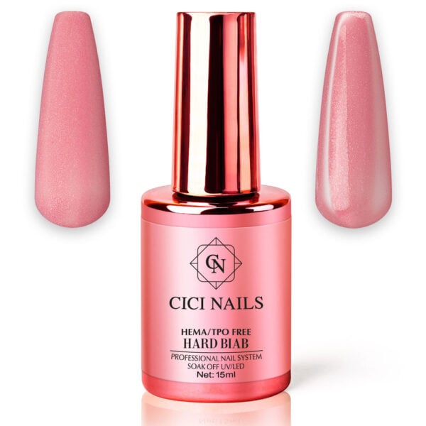 hard biab glam nude 15ml Cici nails gradivni gel lak u bočici u roza nijansi