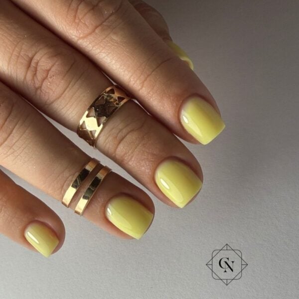 hard biab icy yellow pastelno žuti gradivni gel za jačanje noktiju
