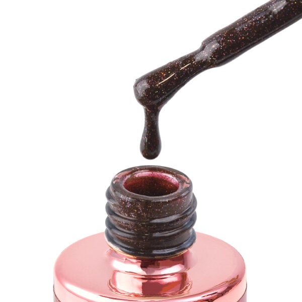 308 holly 8ml – tamnocrveni trajni lak sa šljokicama