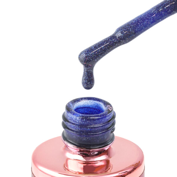 306 home alone 8ml – tamnoplavo ljubičasti trajni lak s glitterom