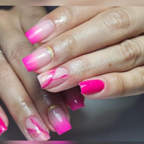 hot summer 8ml – neonski flamingo ružičasti trajni lak - cici nails