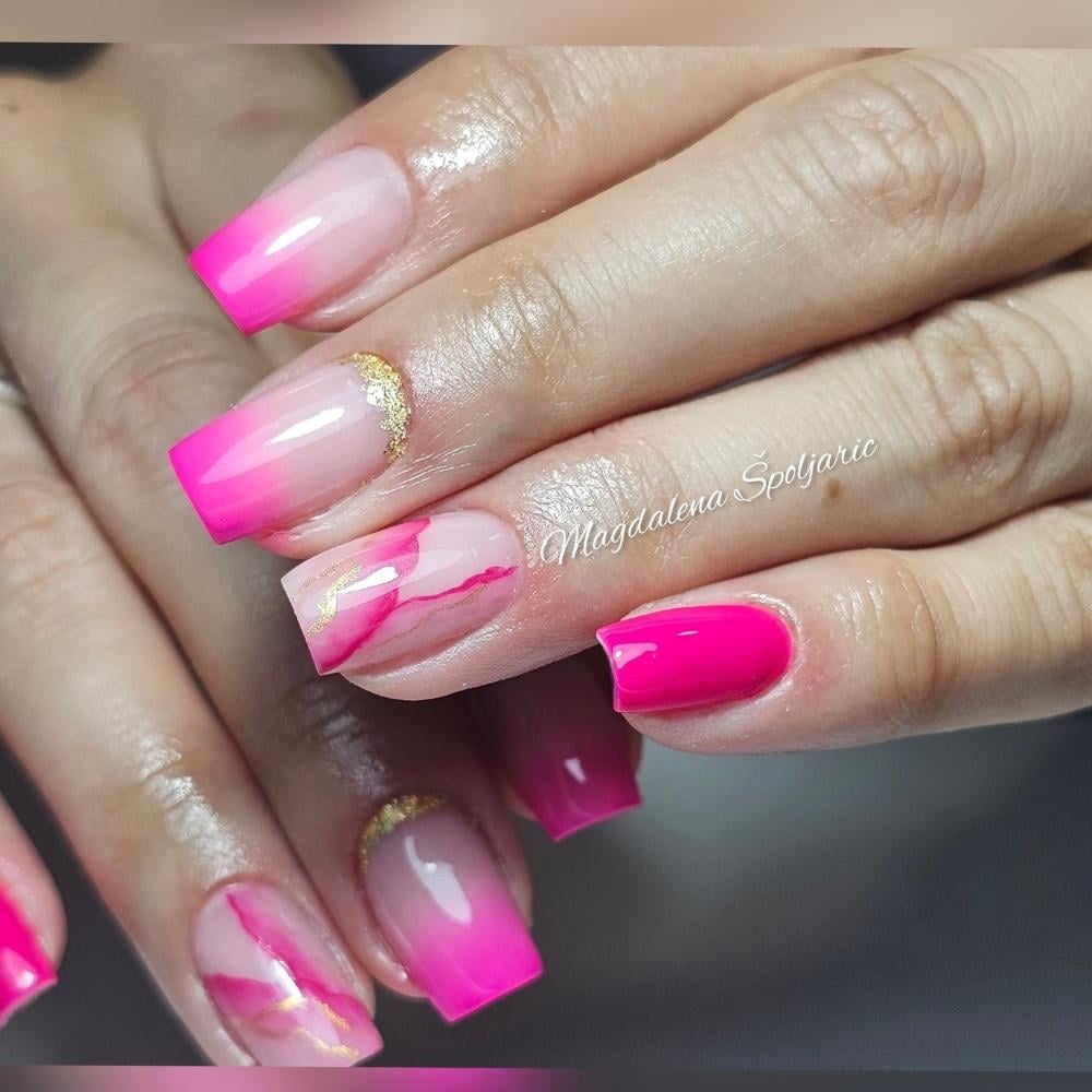 hot summer 8ml – neonski flamingo ružičasti trajni lak - cici nails