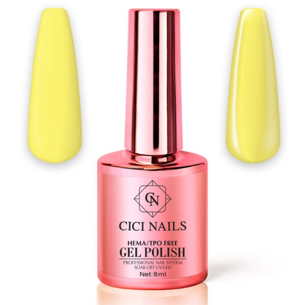 78 laser lemon 8ml – neon limun žuti trajni lak cici nails