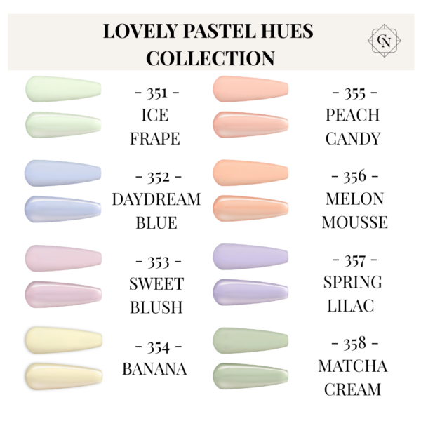 358 matcha cream 8ml pastelno zeleni trajni lak