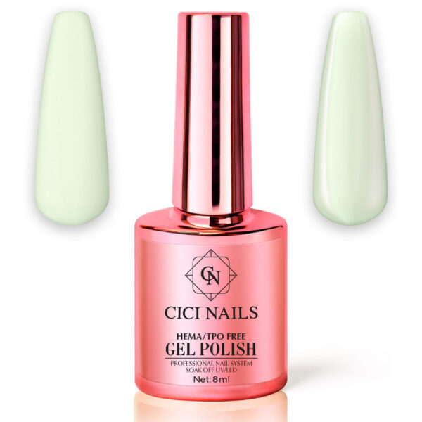 lovely pastel hues ice frape 351 8ml pastelno zeleni trajni lak Cici Nails