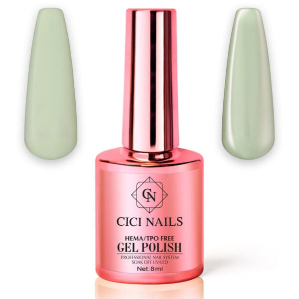 lovely pastel hues matcha cream 358 8ml pastelno zeleni trajni lak za nokte cici nails
