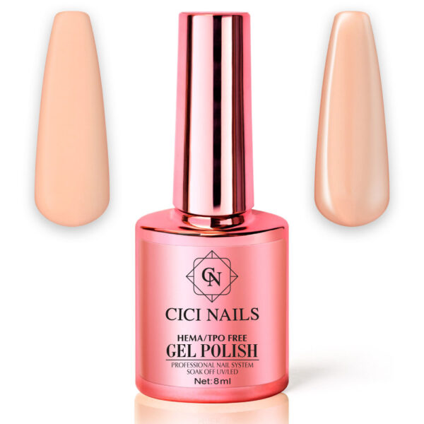 lovely pastel hues melon mousse 356 8ml paastelno narančasti trajni lak cici nails