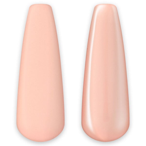lovely pastel hues peach candy 355 nail trajni lak nude nokti cici nails