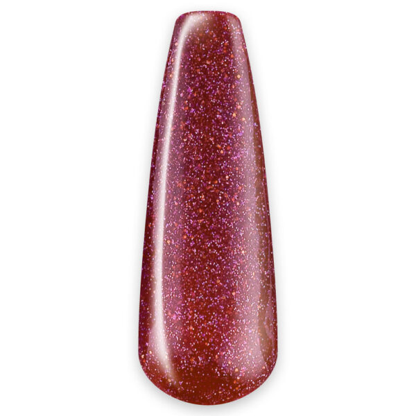 307 mary 8ml – rubin crveni trajni lak s holografskim glitterom
