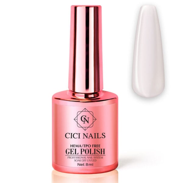 204 ethereal milk 8ml – trajni lak u mliječno bijeloj nijansi cici nails