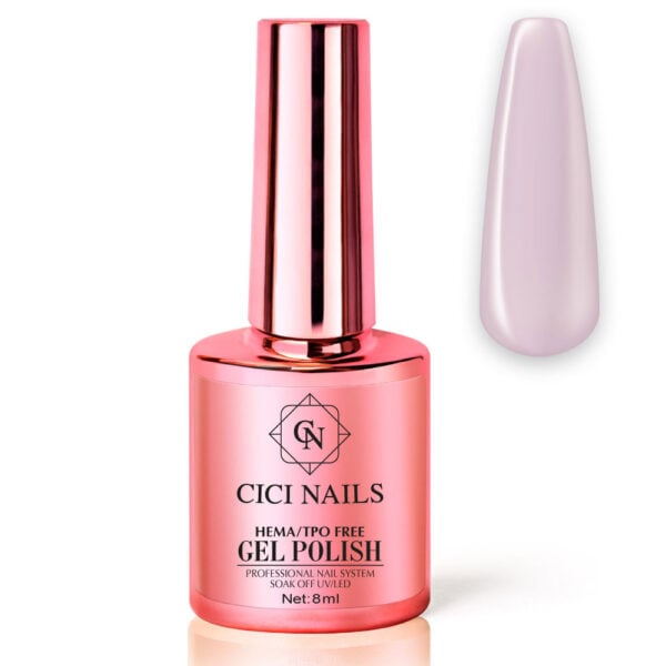 293 milky lilac 8ml - trajni lak za nokte u nježno lila nijansi cici nails slavonski brod