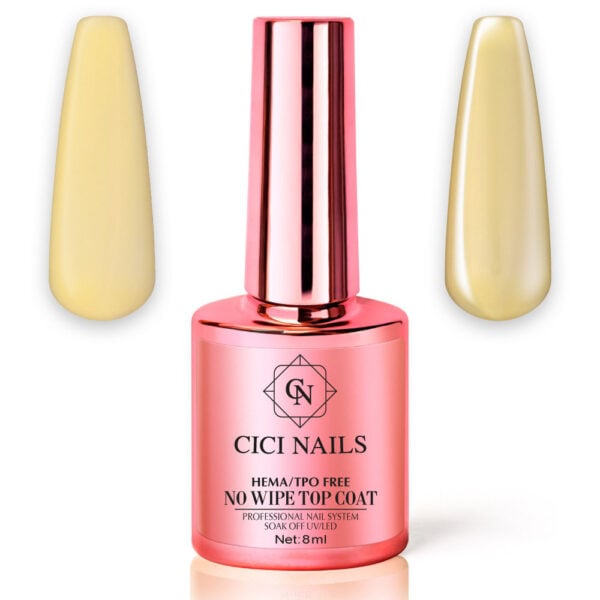 no wipe top coat banana bonbon 8ml Cici Nails sjaj