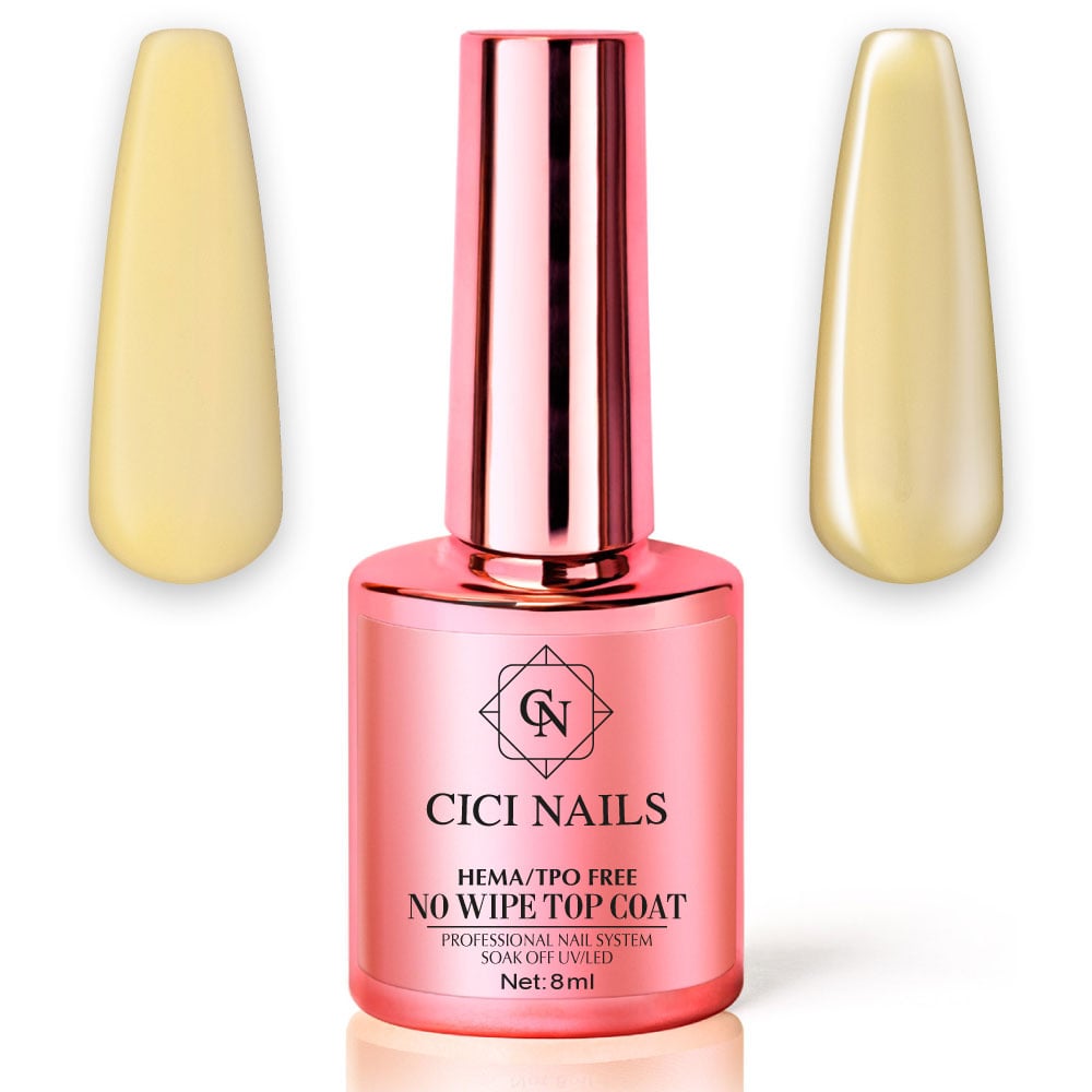 no wipe top coat banana bonbon 8ml Cici Nails sjaj