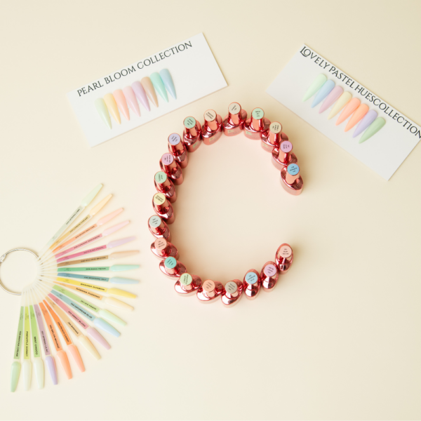 lovely pastel hues i pearl bloom cici nails
