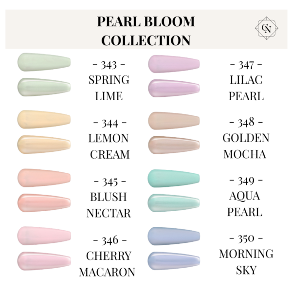 pearl bloom collection pastelna biserna kolekcija