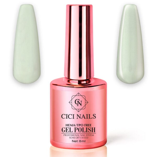 pearl bloom spring lime 343 8ml pastelno zelena nijansa trajnog laka cici nails
