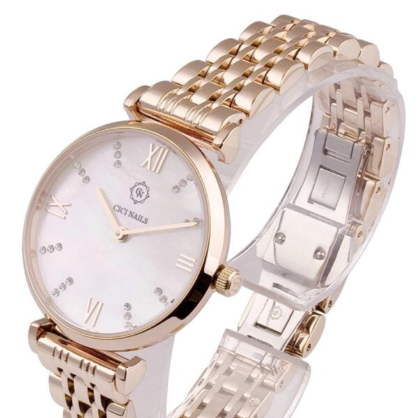 regal harmony ženski elegantni sat u rose gold izvedbi