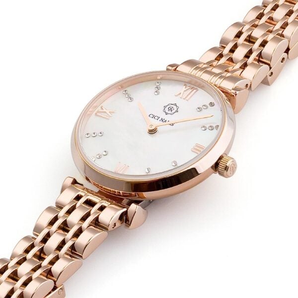 regal harmony ženski elegantni sat u rose gold izvedbi