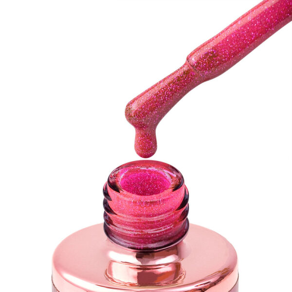 90 romance 8ml – trajni lak u ružičasto crvenoj nijansi sa sjajem cici nails