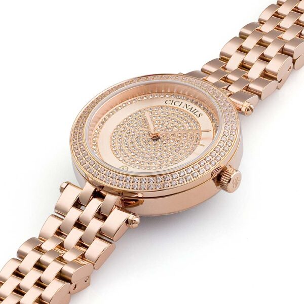 rosÉ allure – ženski sat u rose gold izvedbi s kristalima