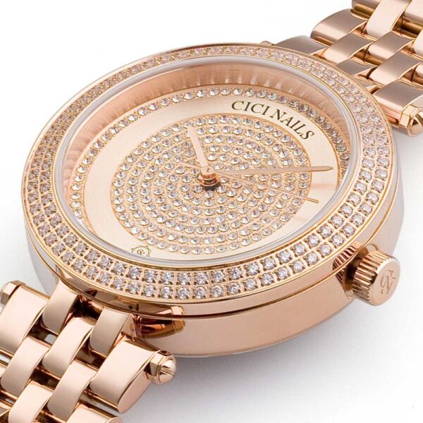 rosÉ allure – ženski sat u rose gold izvedbi s kristalima