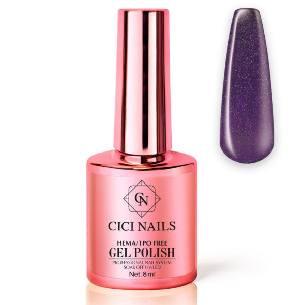92 shocking purple 8ml – trajni lak u dubokoj ljubičastoj nijansi cici nails