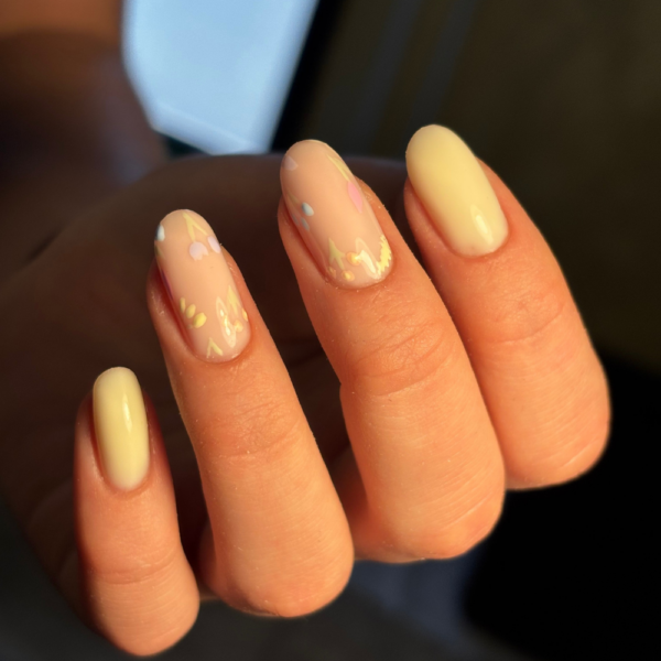 build base banana puding gradivna baza u krem pastelnoj nijansi cici nails