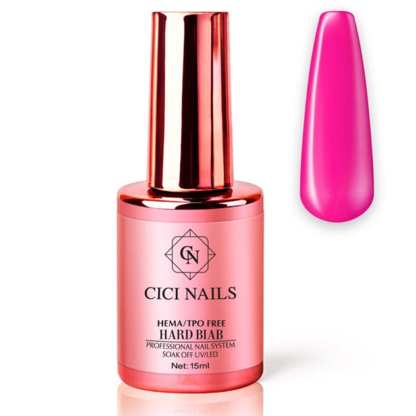 hard biab coral chic 15 ml gradivni gel za nokte u bočici cici nails