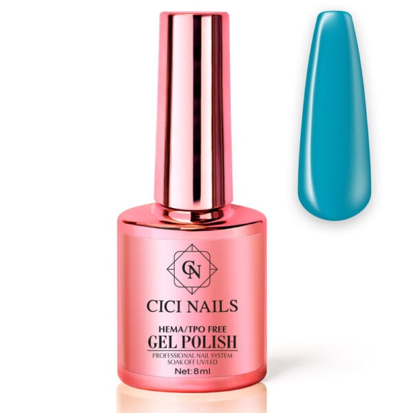 cici nails tirkizno trajni lak glass turquoise 187 8ml trajni lak za nokte cici nails