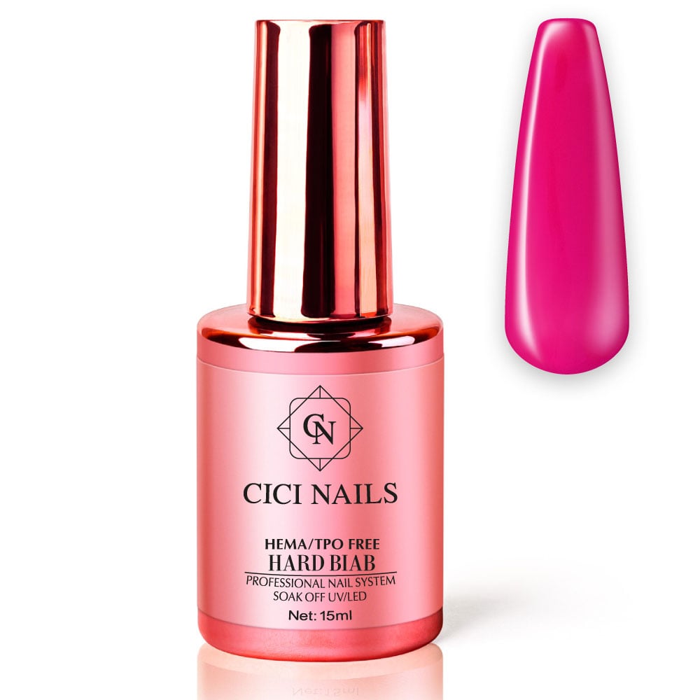 hard biab crush berry 15ml bobičasto rozi gradivni gel za nokte | Cici Nails